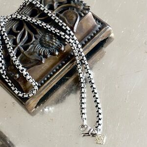 David Yurman Sterling Silver 925 Necklace 14K Gold